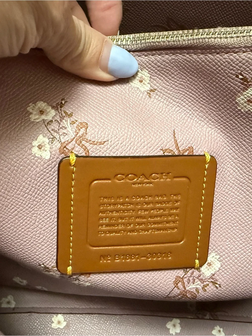 Coach Blush Charlie Carryall Tote with silver Hardware